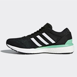 Running shoes adidas Boston 6 W BB6421 black green 1
