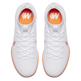 Indoor shoes Nike Mercurial SuperflyX 6 Academy Gs Ic Jr AH7343-107 white white 2