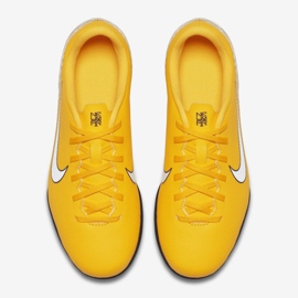 Nike Mercurial Vapor 12 Club Neymar Tf Jr AO9478-710 soccer shoes yellow yellow 2