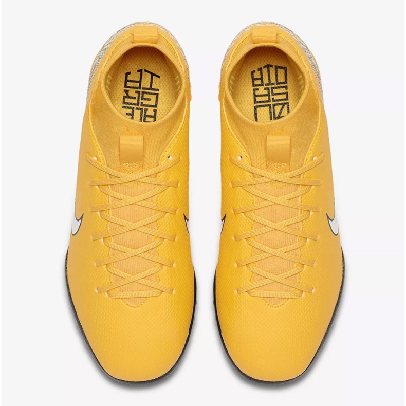 Football shoes Nike Mercurial Superfly 6 Academy Gs Neymar Tf Jr AO2887-710 yellow yellow 2