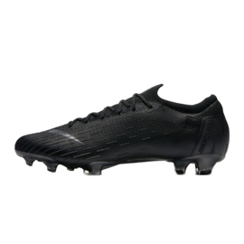 Nike Mercurial Vapor 12 Elite Fg M AH7380-001 soccer shoes black black 1