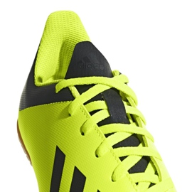 Adidas X Tango 18.4 In Jr DB2433 football boots yellow yellow 2