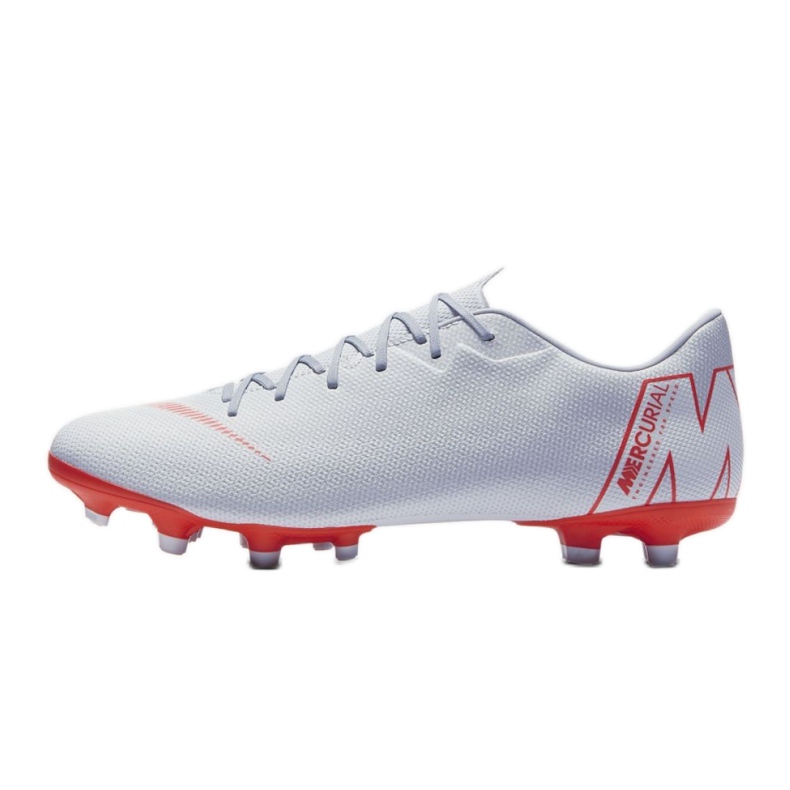 Nike Mercurial Vapor 12 Academy Fg M AH7375-060 soccer shoes white white 1