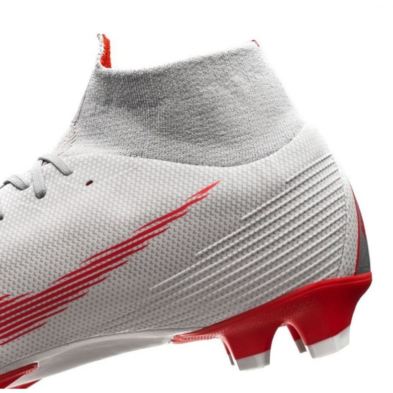 Nike Mercurial Superfly 6 Pro Fg M AH7368-060 soccer shoes white white 2