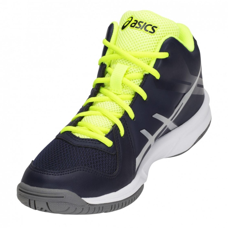 Asics Gel Tactic Mt Gs Jr C732Y-400-400 volleyball shoes multicolored navy blue 2
