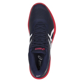 Asics Volley Elite Ff Mt M B700N-400 volleyball shoes navy blue navy blue 2