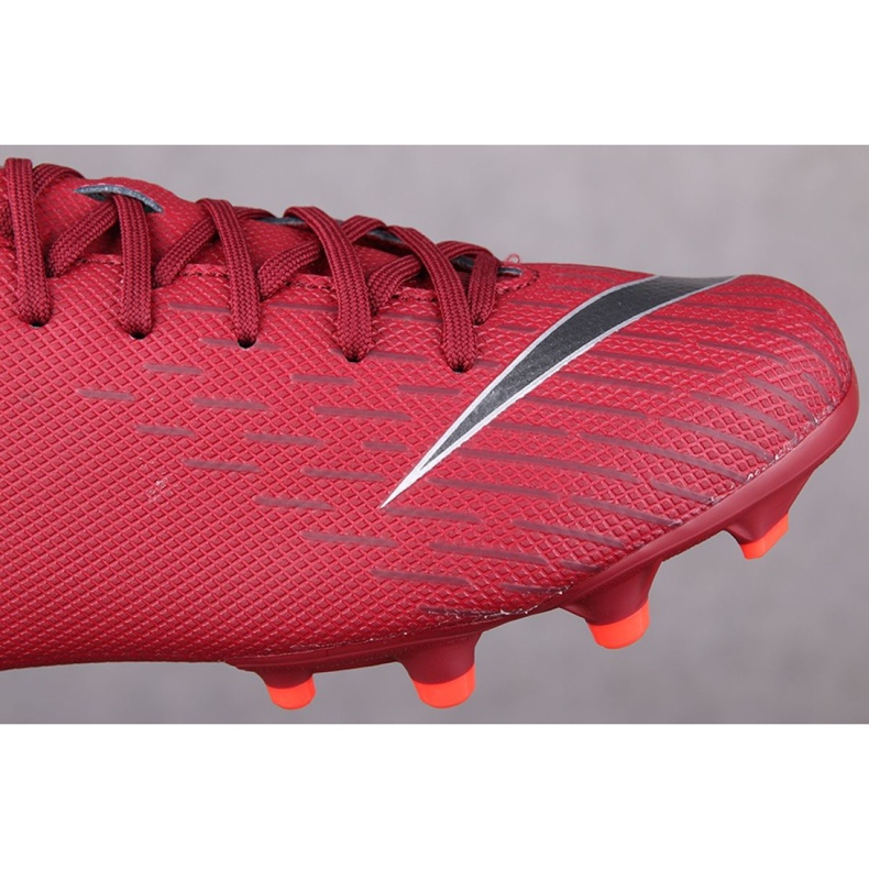Nike Mercurial Vapor 12 Academy Gs Mg Jr AH7347-606 soccer shoes red red 1