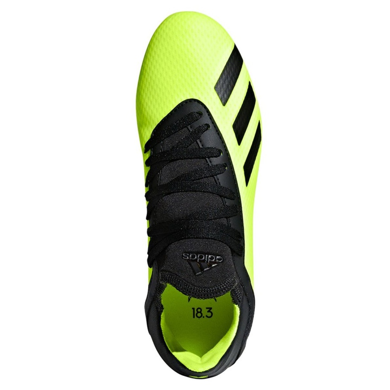 Adidas X 18.3 Fg Jr DB2418 football boots multicolored green 2