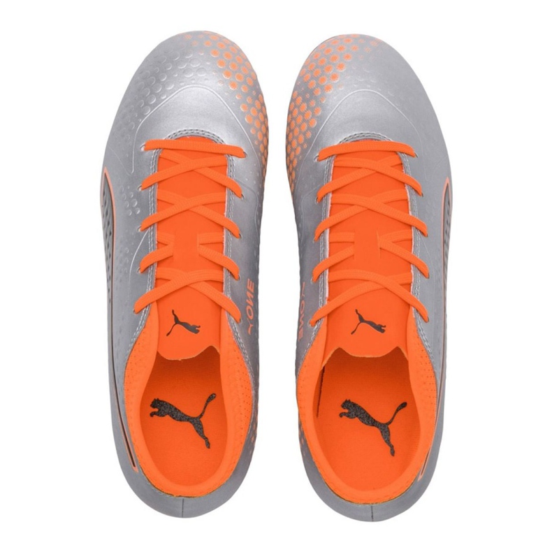 Puma One 4 Syn Fg Jr 104782 01 football boots multicolored grey 2