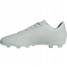 The adidas Nemeziz 18.4 FxG Jr DB2356 football boots multicolored white 2