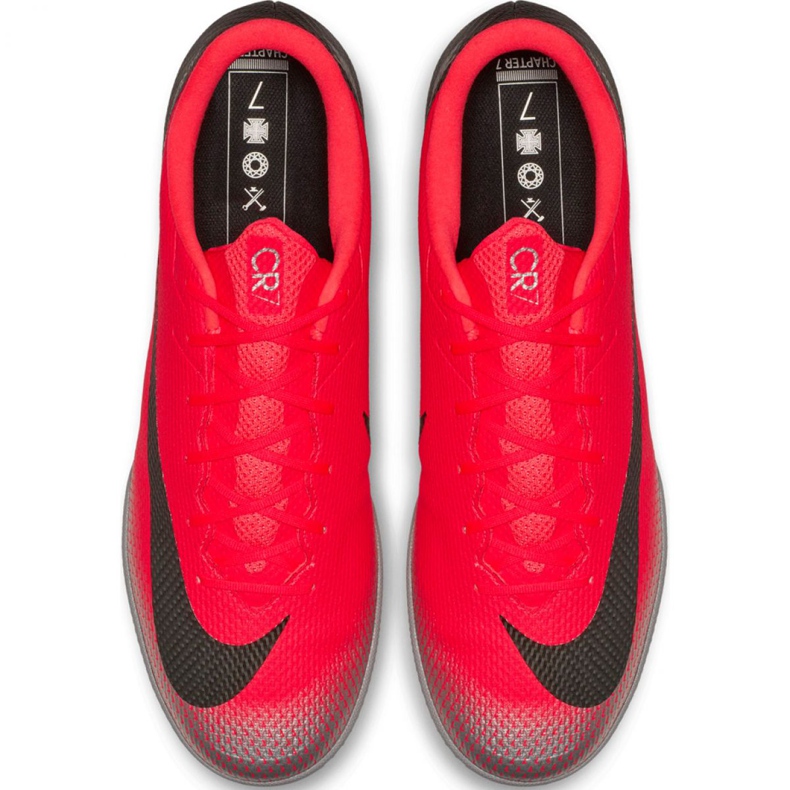 Indoor shoes Nike Mercurial Vapor X 12 Academy CR7 Ic M AJ3731-600 red red 1