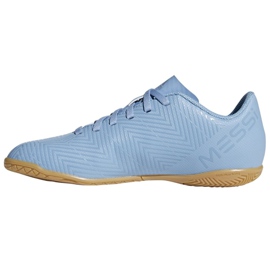 Indoor shoes adidas Nemeziz Messi Tango In Jr DB2397 blue blue 1