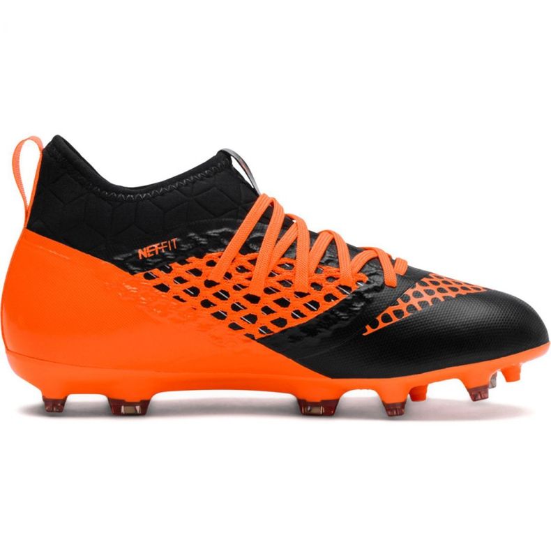 Football boots Puma Future 2.3 Netfit Fg Ag Color Sh Jr 104836 02 orange orange 2