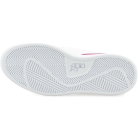 Puma Smash v2 Buck Jr 365182 06 white pink 2