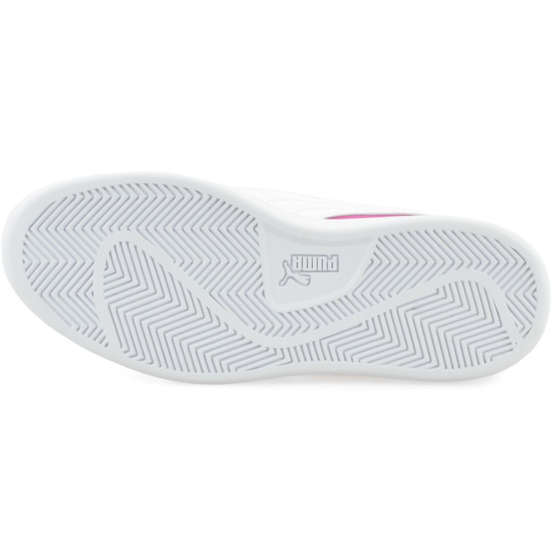 Puma Smash v2 Buck Jr 365182 06 white pink 2