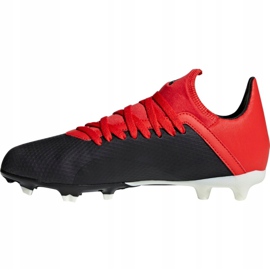 Adidas X 18.3 Fg Jr BB9370 football boots black black 2