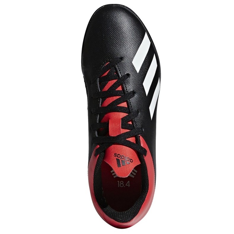 Adidas X 18.4 Tf Jr BB9416 football boots black black 2 Adidas X 18.4 Tf Jr BB9416 football boots black black 2
