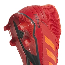 Adidas Predator 19.3 Fg Jr CM8534 football boots orange orange 4