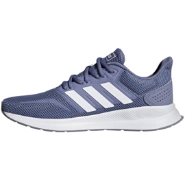 Running shoes adidas Runfalcon W F36217 blue 2