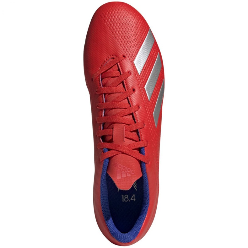 Adidas X 18.4 Fg M BB9376 football boots multicolored red