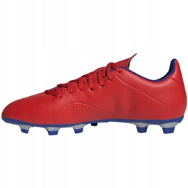 Adidas X 18.4 Fg M BB9376 football boots multicolored red 2