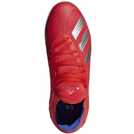 Indoor shoes adidas X 18.3 In Jr BB9396 multicolored red 1