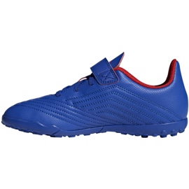 Adidas Predator 19.4 Tf Jr CM8559 football boots blue blue 1