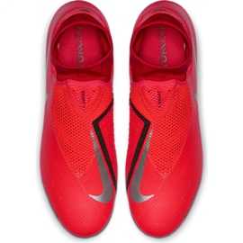 Nike Phantom Vsn Pro Df Fg M AO3266-600 football shoes multicolored red 1