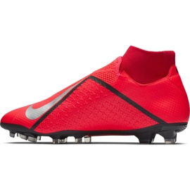 Nike Phantom Vsn Pro Df Fg M AO3266-600 football shoes multicolored red 2
