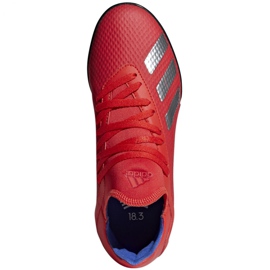 Adidas X 18.3 Tf Jr BB9403 football boots multicolored red 1