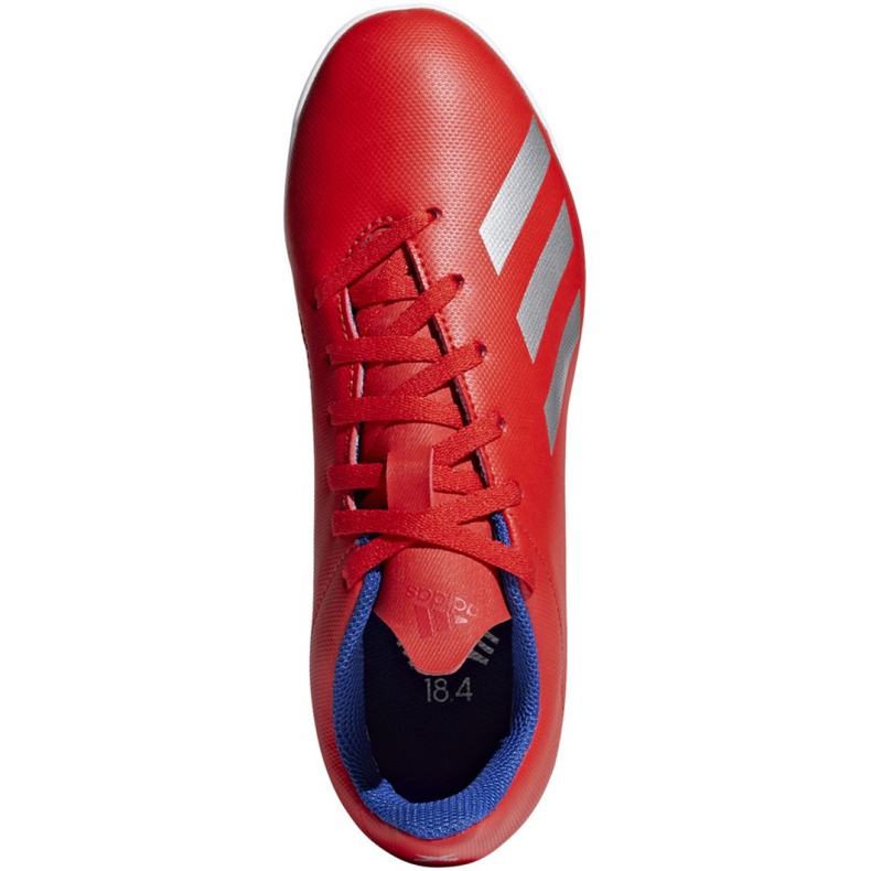 Indoor shoes adidas X 18.4 In Jr BB9410 multicolored red 1