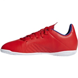 Indoor shoes adidas X 18.4 In Jr BB9410 multicolored red 2