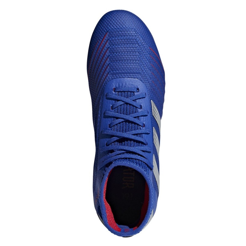 Adidas Predator 19.1 Fg Jr CM8530 football boots blue blue 2 Adidas Predator 19.1 Fg Jr CM8530 football boots blue blue 2