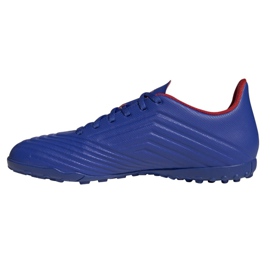 Adidas Predator 19.4 Tf M BB9085 football boots blue blue 1