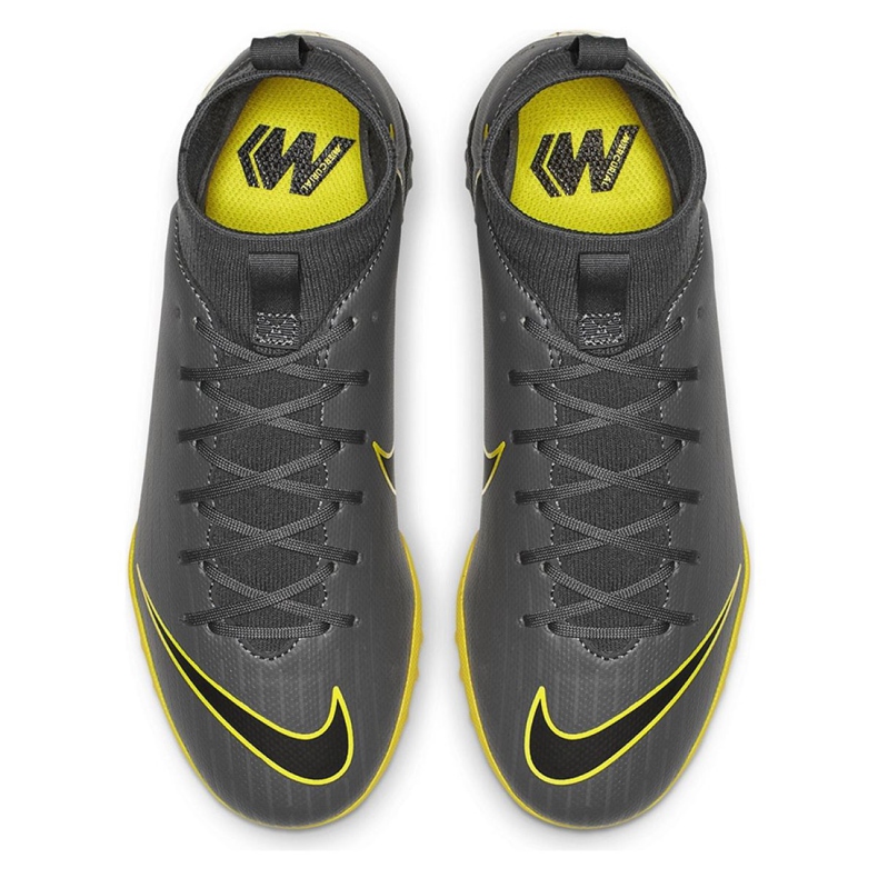 Nike Mercurial SuperflyX 6 Academy Gs Tf Jr AH7344-070 football shoes multicolored grey 2