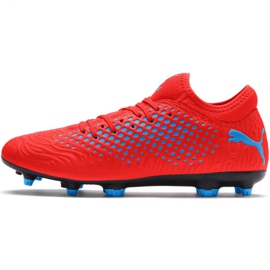 Football boots Puma Future 19.4 Fg Ag M 105545 01 multicolored red 1