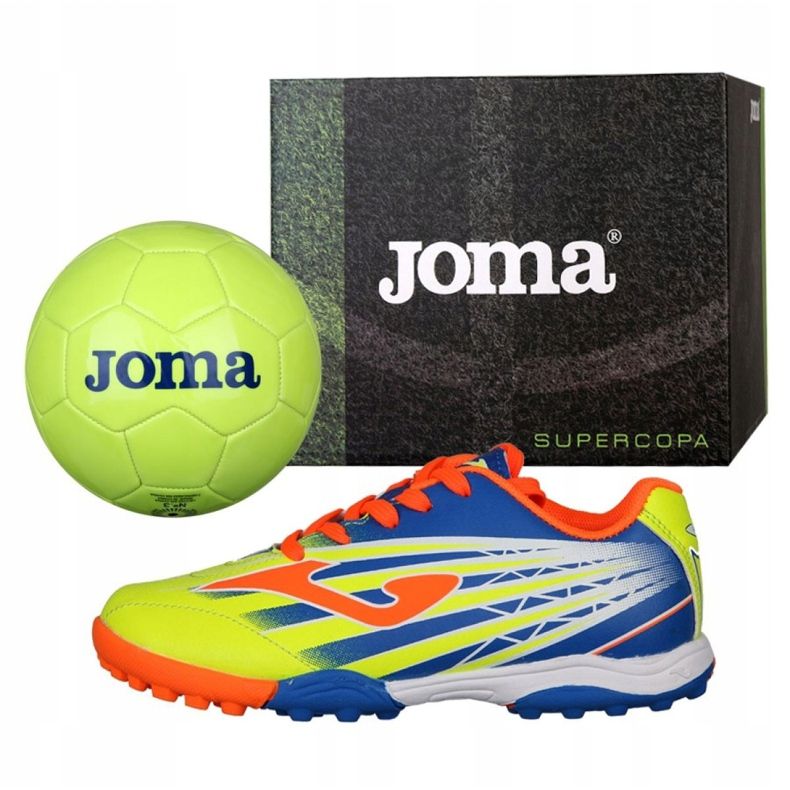 Football boots Joma Super Copa Jr Tf SCJS.911.TF + Free ball multicolored 1