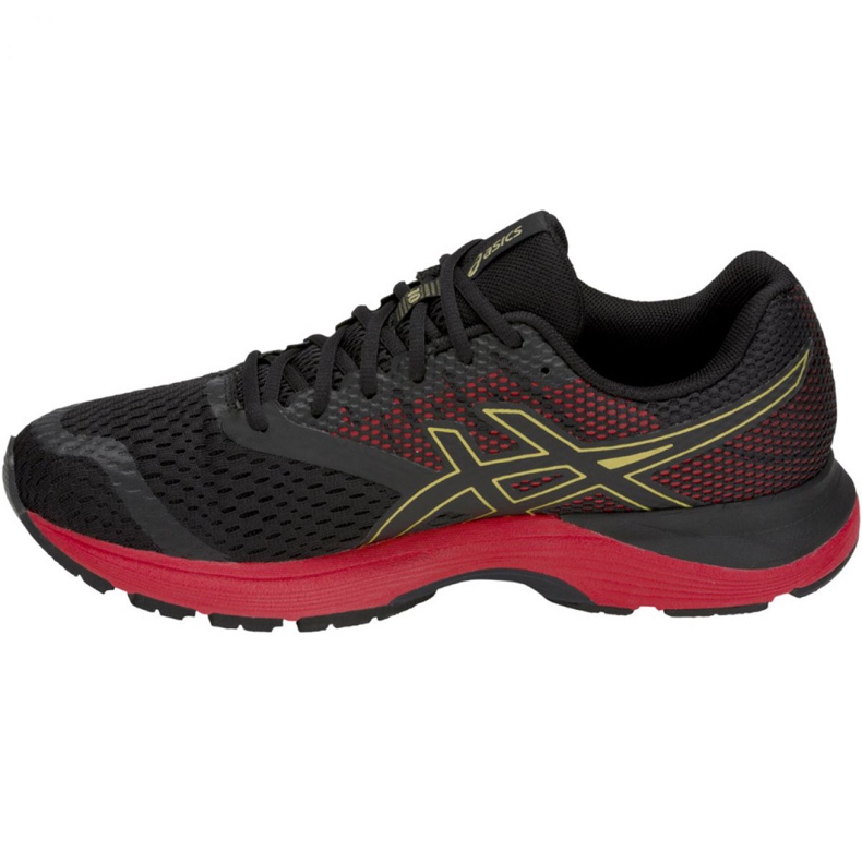 Running shoes Asics Gel-Pulse 10 M 1011A604-001 black red yellow 2