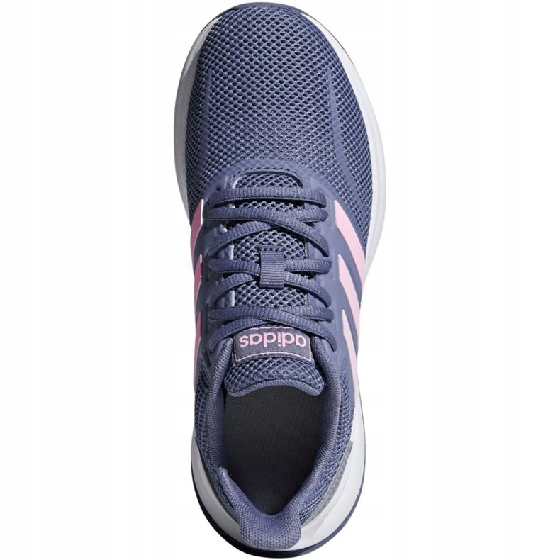 Running shoes adidas Falcon K Jr F36541 purple 2