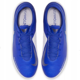 Nike Phantom Vsn Academy Tf M AO3223-410 football shoes blue multicolored 2