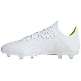 Adidas X 18.2 Fg M BB9364 football boots white white 2 Adidas X 18.2 Fg M BB9364 football boots white white 2