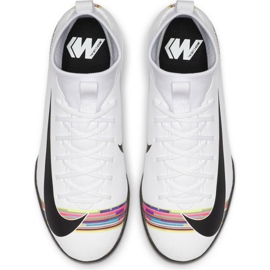 Indoor shoes Nike Mercurial Superfly X 6 Academy Ic Jr AJ3110-109 multicolored white 2