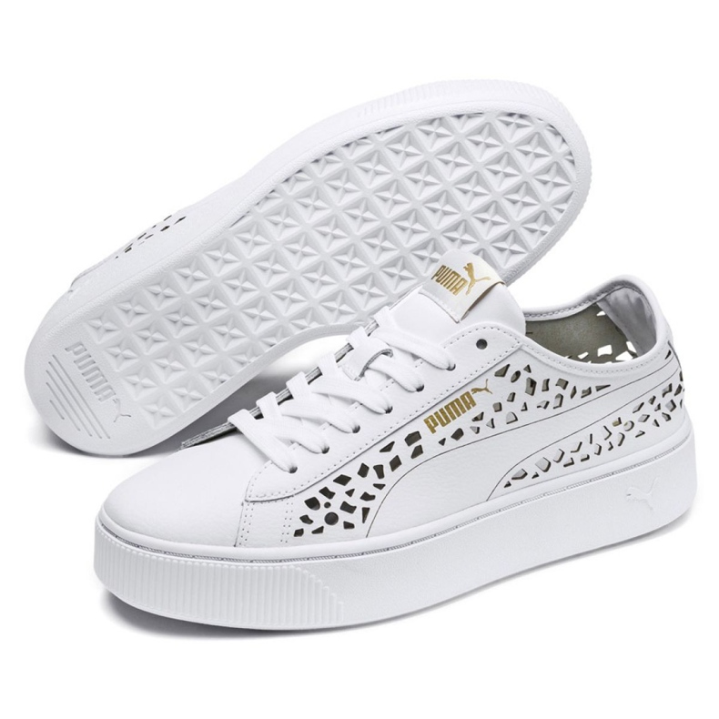 Puma Vikky Stacked Laser Cut 369378 02 white 2