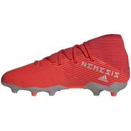 Adidas Nemeziz 19.3 Fg Jr F99951 football boots red red 2 Adidas Nemeziz 19.3 Fg Jr F99951 football boots red red 2