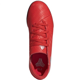 Adidas Nemeziz 19.4 Tf Jr F99935 football boots red oranges and reds 1