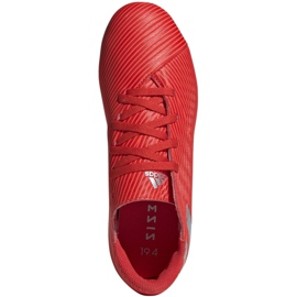 Adidas Nemeziz 19.4 FxG Jr F99948 football boots red red 1