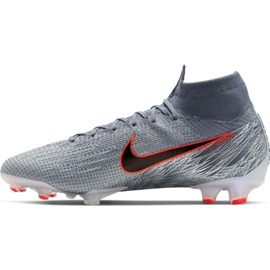 Nike Mercurial Superfly 6 Elite Fg M AH7365-008 football shoes grey grey 2