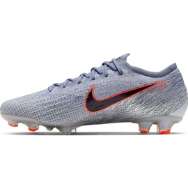Nike Mercurial Vapor 12 Elite Fg M AH7380-008 soccer shoes grey grey 2