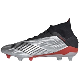 Adidas Predator 19.1 Fg M F35607 football boots grey silver 1