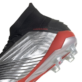Adidas Predator 19.1 Fg M F35607 football boots grey silver 4